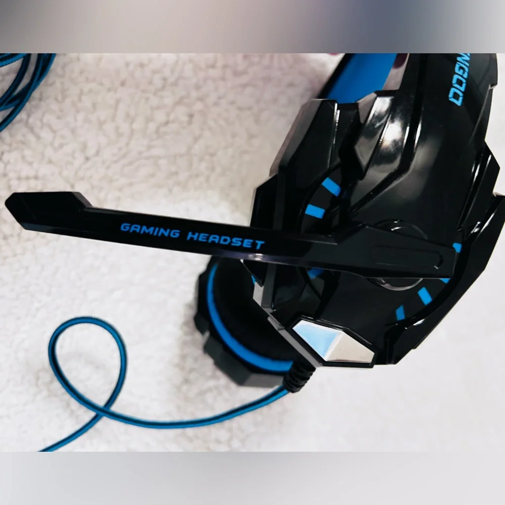 Bengoo Black and Blue Gaming Headset